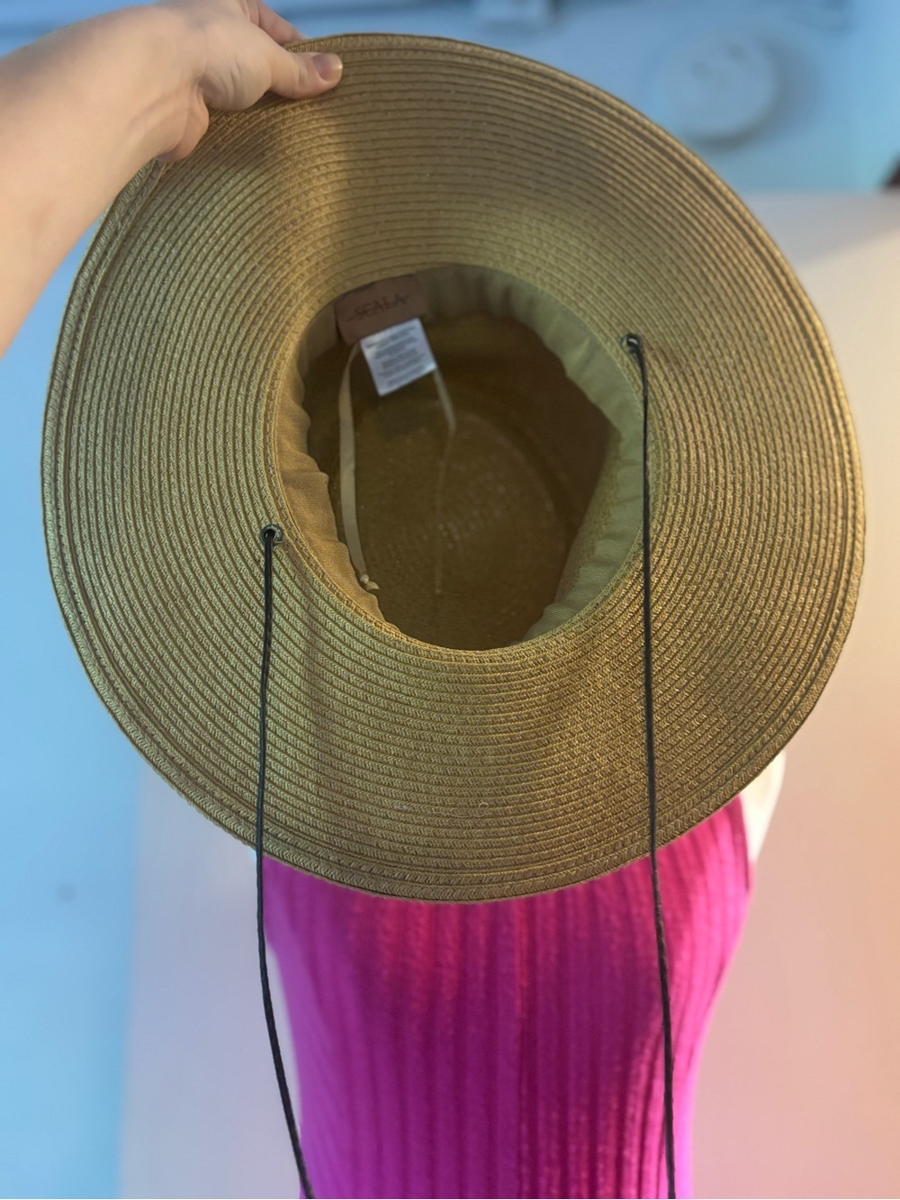 SCALA STRAW SUN HAT - Picture 6 of 12